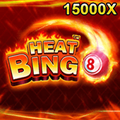 Heat Bingo sizzling card game icon on scatter free spin